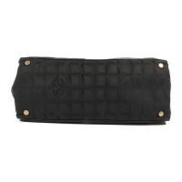 CHANEL Cocomark Travel Tote Bag Black Nylon Leather - Picture 5 of 8